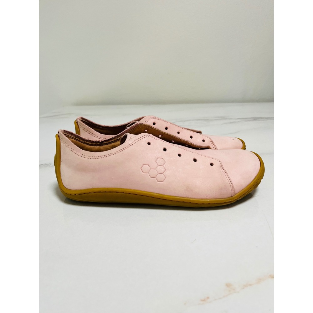 Vivo barefoot Addis Sneakers Misty Rose Pink 39L Leather Barefoot Shoes